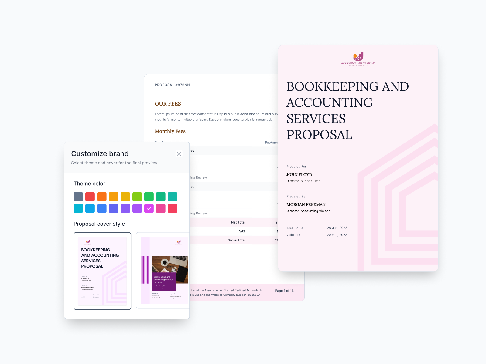 screenshot of Cone Proposal-to-Payment